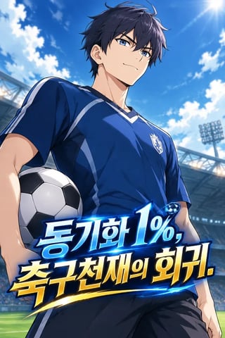 동기화 1%, 축구천재의 회귀 표지