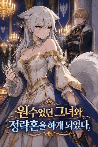 원수였던 그녀와 정략혼을 하게 되었다 표지
