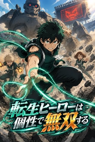転生ヒーローは個性で無双する の表紙