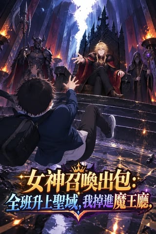 《女神召喚出包:全班升上聖域,我掉進魔王廳》封面