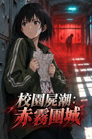 《校園屍潮:赤霧圍城》封面