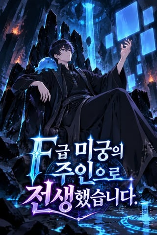 F급 미궁의 주인으로 전생했습니다 표지