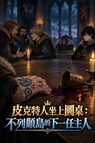 《皮克特人坐上圓桌:不列顛島的下一任主人》封面