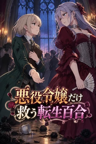 悪役令嬢だけ救う転生百合 の表紙