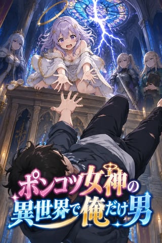 ポンコツ女神の異世界で俺だけ男 の表紙