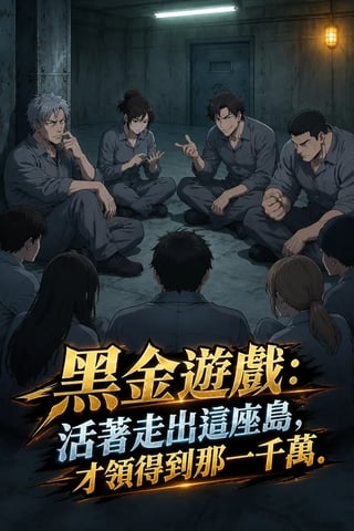 《黑金遊戲:活著走出這座島,才領得到那一千萬》封面