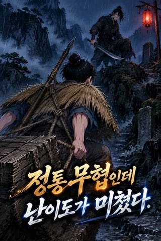정통 무협인데 난이도가 미쳤다 표지