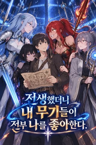 전생했더니 내 무기들이 전부 나를 좋아한다 표지