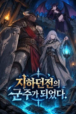 지하던전의 군주가 되었다 표지