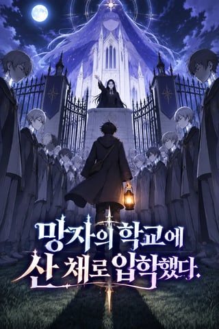 망자의 학교에 산 채로 입학했다 표지