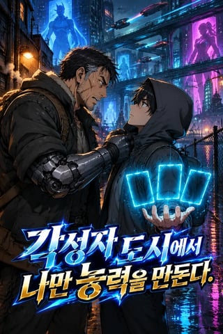 각성자 도시에서 나만 능력을 만든다 표지