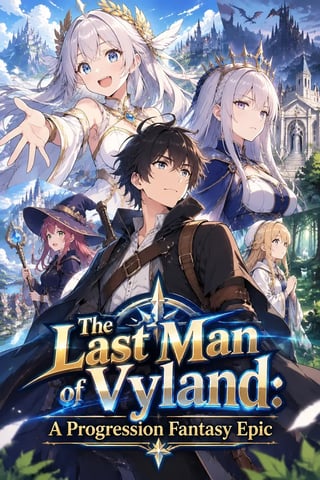 Cover: The Last Man of Vyland: A Progression Fantasy Epic