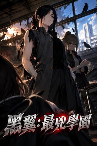 《黑翼：最兇學園》封面