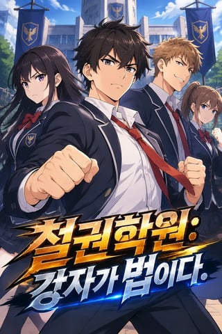 철권학원: 강자가 법이다 표지
