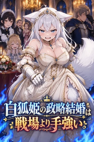 白狐姫の政略結婚は戦場より手強い の表紙
