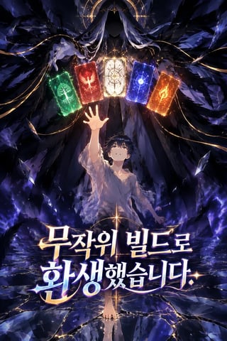 무작위 빌드로 환생했습니다 표지