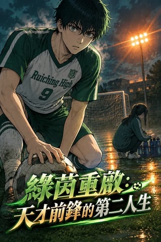 《綠茵重啟:天才前鋒的第二人生》封面