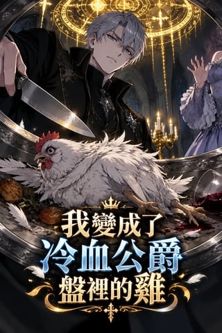《我變成了冷血公爵盤裡的雞》封面