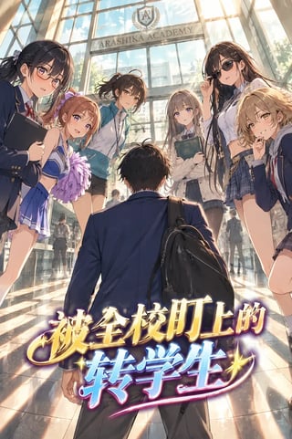 封面 被全校盯上的转学生