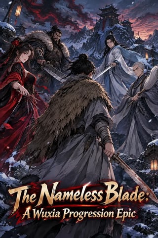 Cover The Nameless Blade: A Wuxia Progression Epic