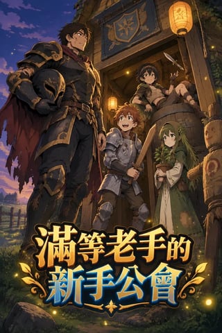 《滿等老手的新手公會》封面