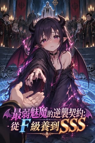 《最弱魅魔的逆襲契約:從 F 級養到 SSS》封面