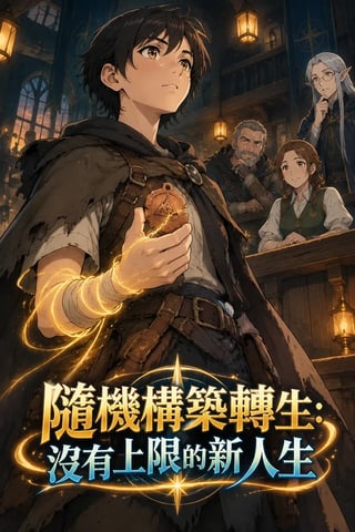 《隨機構築轉生：沒有上限的新人生》封面