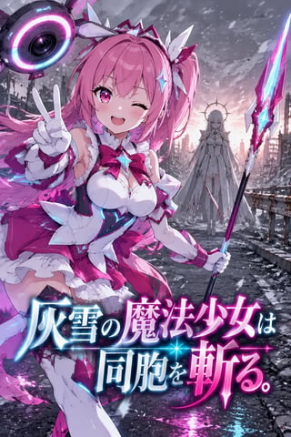 灰雪の魔法少女は同胞を斬る の表紙