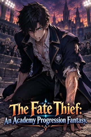 Cover The Fate Thief: An Academy Progression Fantasy