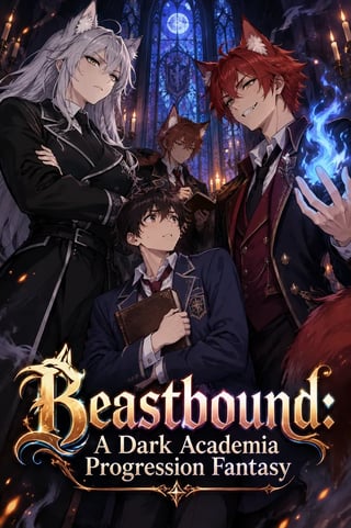 Cover Beastbound: A Dark Academia Progression Fantasy