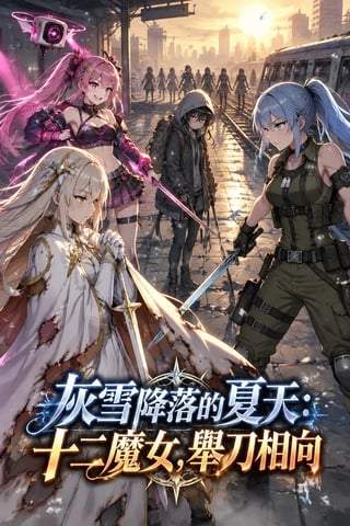 《灰雪降落的夏天：十二魔女，舉刀相向》封面