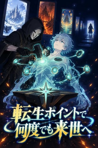 転生ポイントで何度でも来世へ の表紙