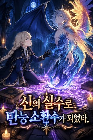 신의 실수로 만능 소환수가 되었다 표지