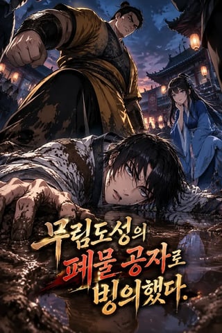 무림도성의 폐물 공자로 빙의했다 표지