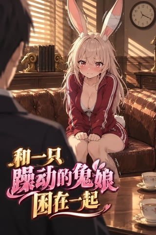 封面 和一只躁动的兔娘困在一起