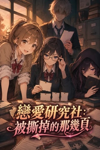 《戀愛研究社:被撕掉的那幾頁》封面
