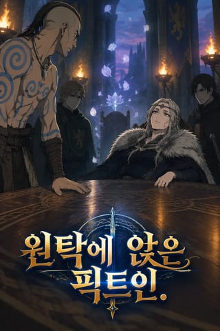 원탁에 앉은 픽트인 표지