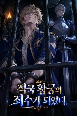 적국 황궁의 죄수가 되었다 표지