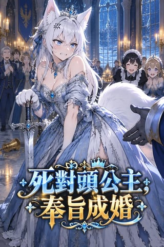《死對頭公主，奉旨成婚》封面