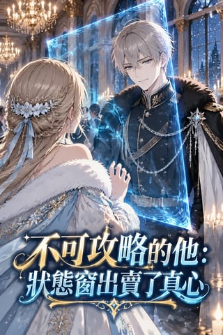 《不可攻略的他:狀態窗出賣了真心》封面