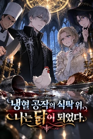 냉혈 공작의 식탁 위, 나는 닭이 되었다 표지