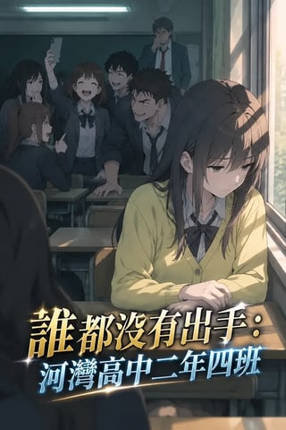 《誰都沒有出手:河灣高中二年四班》封面