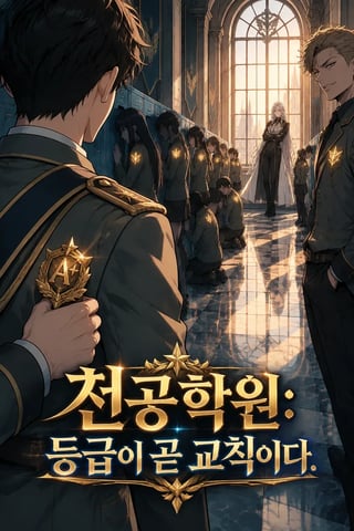 천공학원: 등급이 곧 교칙이다 표지